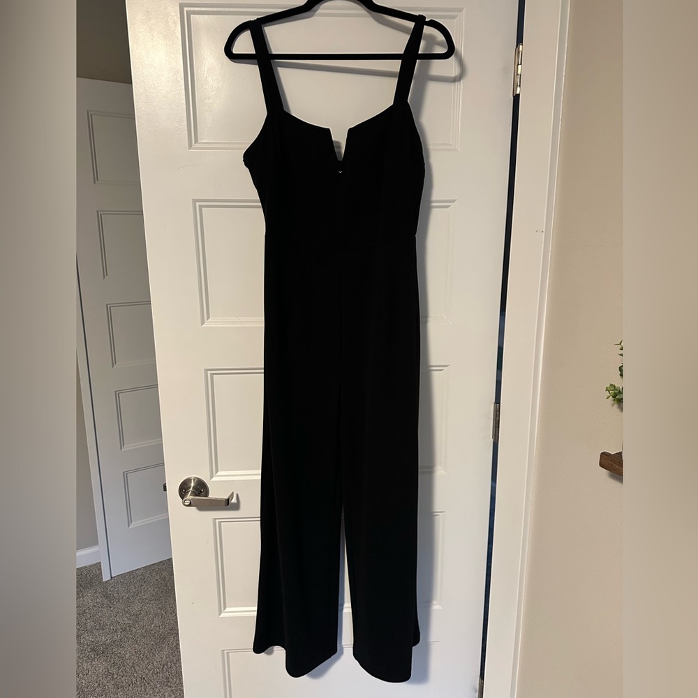 Size large, black jumpsuit